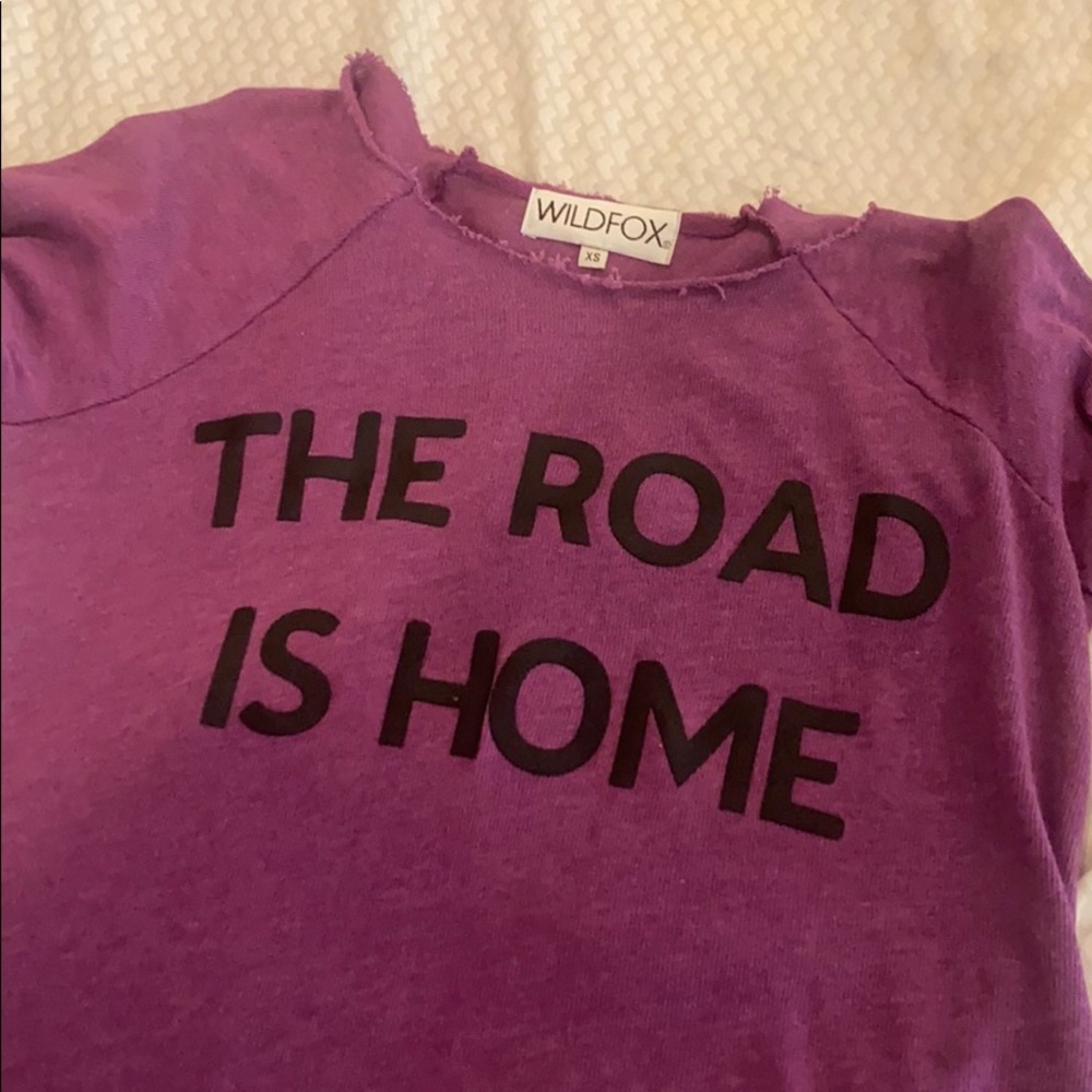 The road is home wildfox long sleeve